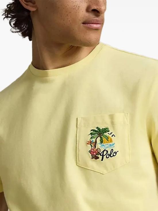 26SS 폴로 랄프로렌 반팔 티셔츠 710B14586002 RESORT YELLOW ORANGE - POLO RALPH LAUREN