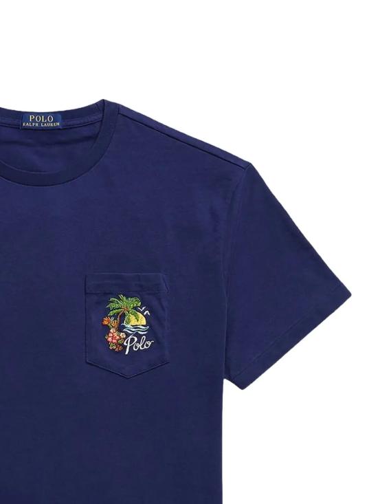 26SS 폴로 랄프로렌 반팔 티셔츠 710B14586001 DARK BLUE - POLO RALPH LAUREN