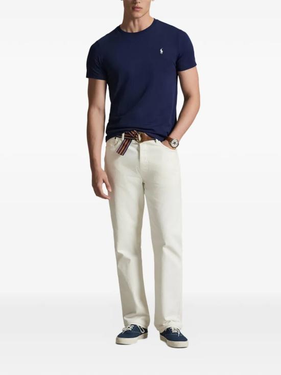 26SS 폴로 랄프로렌 포니로고 자수 반팔 티셔츠 710671438525 NEWPORT BLUE - POLO RALPH LAUREN