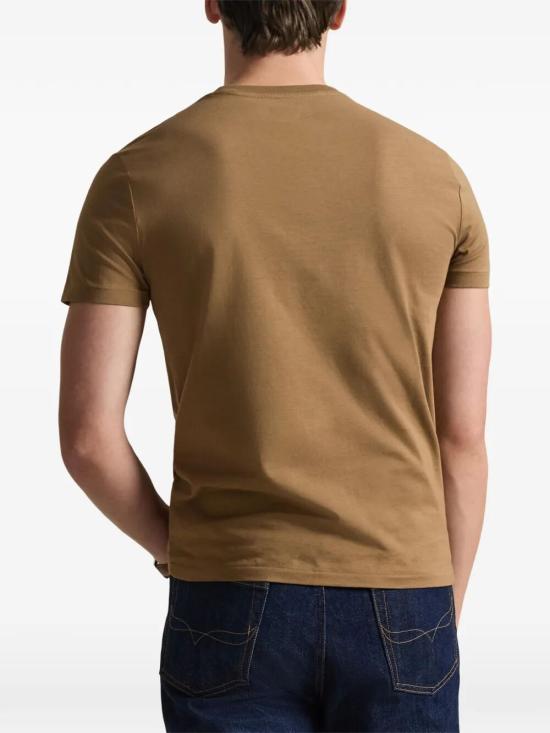 26SS 폴로 랄프로렌 포니로고 자수 반팔 티셔츠 710671438536 ROYAL BROWN - POLO RALPH LAUREN