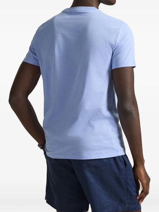 26SS 폴로 랄프로렌 포니로고 자수 반팔 티셔츠 710671438020 AUSTIN BLUE - POLO RALPH LAUREN