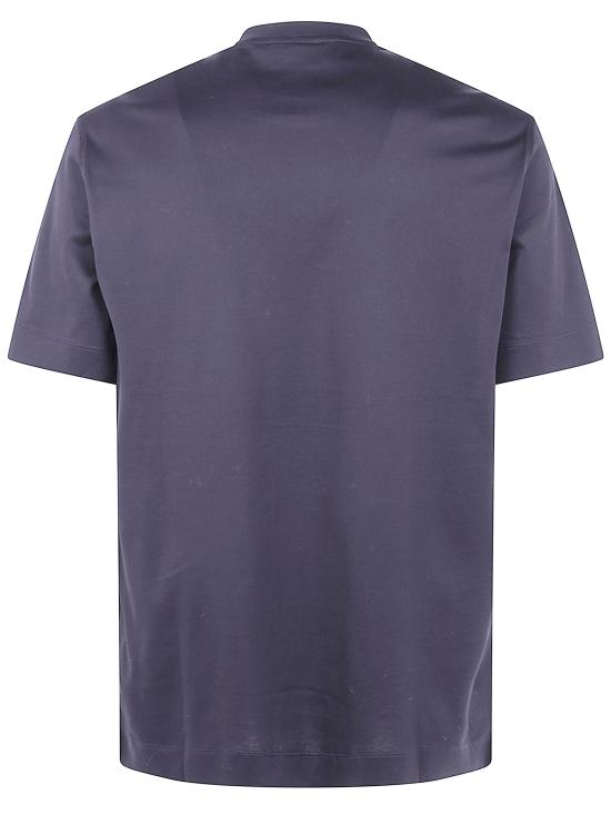 25FW 엠포리오 아르마니 반팔 티셔츠 EM002968AF10762 FB282 BLUE - EMPORIO ARMANI