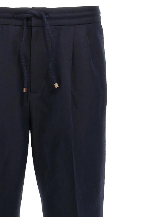 26SS 브루넬로 쿠치넬리 수트 팬츠 MH255E1710 C2485 BLUE - BRUNELLO CUCINELLI