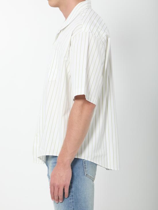 26SS 아미 반팔 셔츠 HSH833C00220 A075 WHITE - AMI