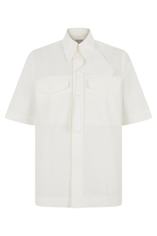 26SS 보테가베네타 반팔 셔츠 868895V6D109071 White