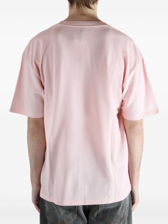 26SS 생로랑 반팔 티셔츠 832941Y37HC5631 Pale pink - SAINT LAURENT