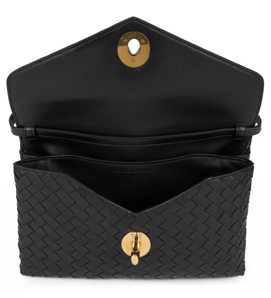 26SS 보테가베네타 노트 락 크로스바디백 817191V08Z01019 black - BOTTEGA VENETA