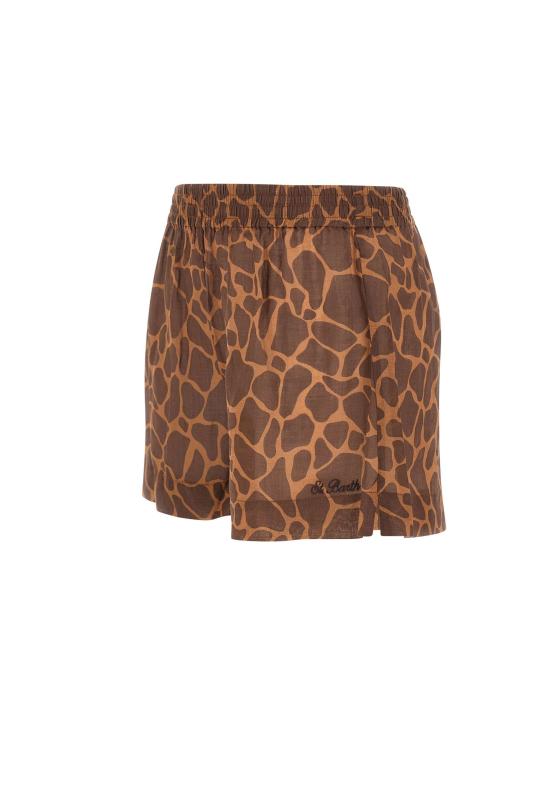 26SS 세인트바쓰 숏팬츠 MEA002 01343L BROWN - MC2 SAINT BARTH