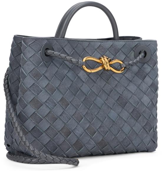 26SS 보테가베네타 안디아모 스몰 토트백 766014V6FQ14550 blue - BOTTEGA VENETA