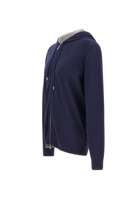 26SS 일레븐티 후드 티셔츠 M76MAGM69 MAG0M0431102 BLUE - ELEVENTY