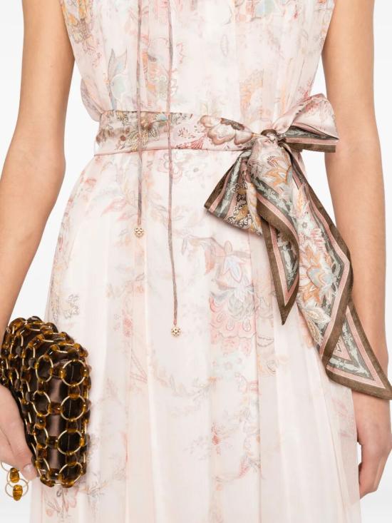 26SS 짐머만 롱 원피스 7280DS262 PKP PINK PURPLE - ZIMMERMANN