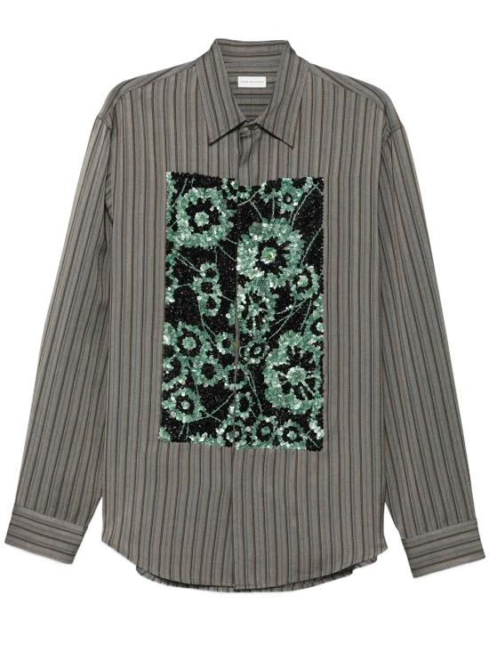 26SS 드리스 반 노튼 긴팔 셔츠 0207163067 802 GREY