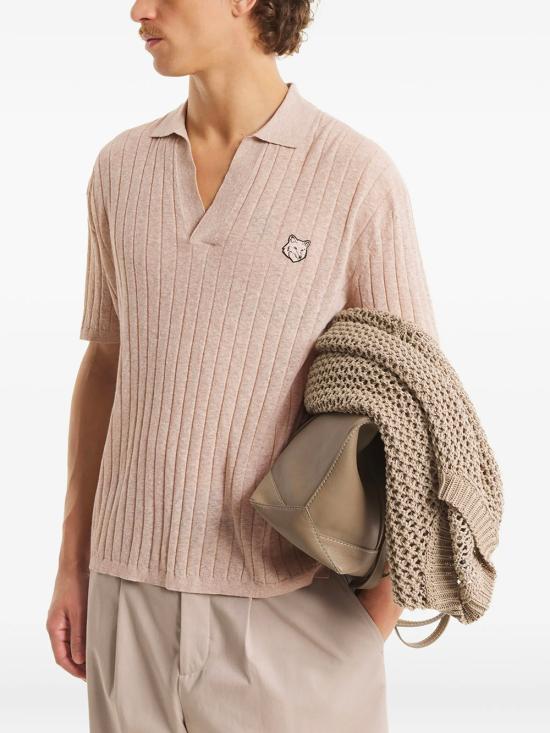 26SS 메종키츠네 반팔 티셔츠 QM00203KT1198 0430 NUDE NEUTRALS - MAISON KITSUNE