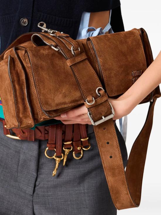 26SS 미우미우 숄더백 5BC205VPOO2CSS F0324 BROWN - MIU MIU