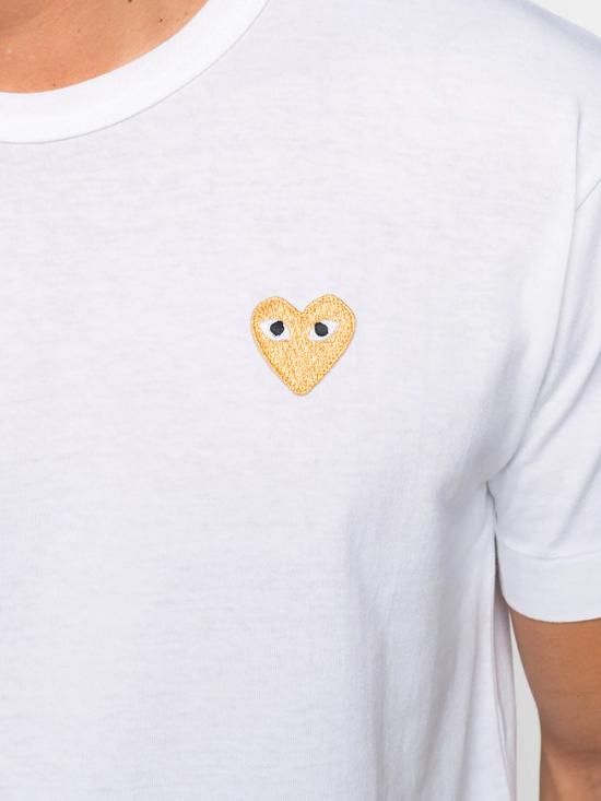 26FW 꼼데가르송 반팔 티셔츠 P1T216 WHITE - COMME DES GARCONS