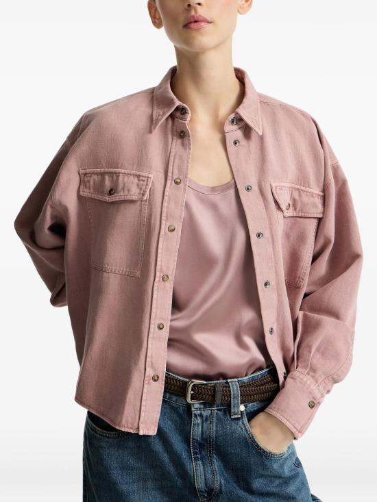 26SS 브루넬로 쿠치넬리 셔츠 ML996NC206 C9399 - BRUNELLO CUCINELLI