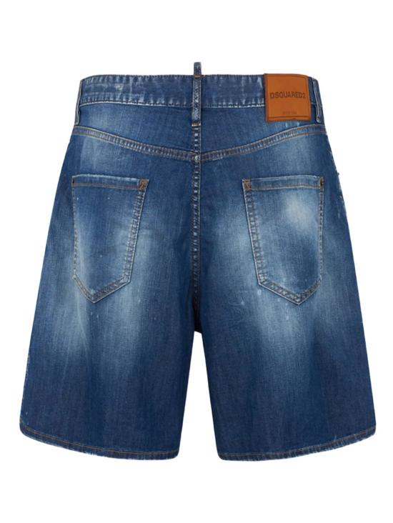 26SS 디스퀘어드2 데님 숏팬츠 S71MU0885S30341 470 NAVY BLUE - DSQUARED2