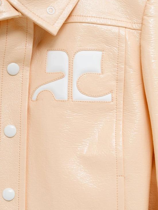 26SS 쿠레쥬 가죽 자켓 223CBL005VY0014 3058 DAWN ORANGE - COURREGES