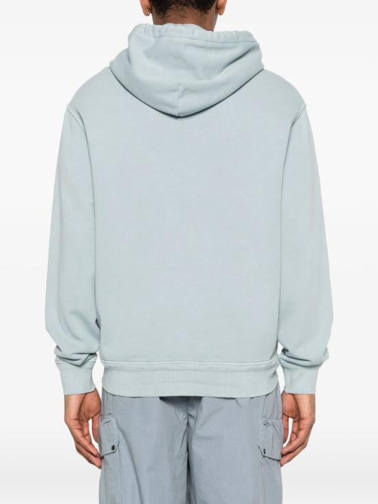 26SS 씨피 컴퍼니 후드 티셔츠 20CMSS037B110044R 809 SILVER BLUE - C.P. COMPANY