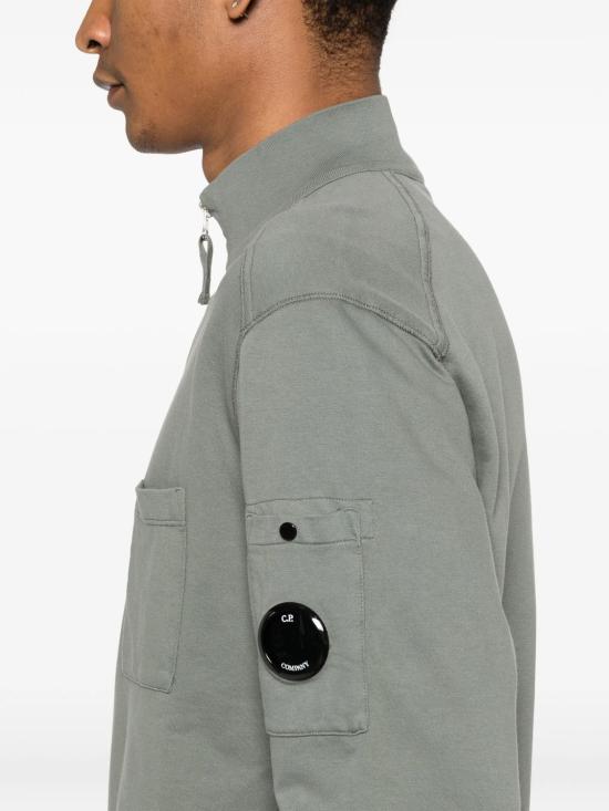 26SS 씨피 컴퍼니 집업 니트 20CMSS021A002246G 921 GUNMETAL - C.P. COMPANY