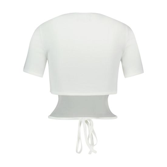 26SS 쿠레쥬 반팔 티셔츠 226JTS256JS0203 0001 HERITAGE WHITE - COURREGES