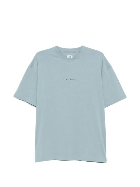 26SS 씨피 컴퍼니 반팔 티셔츠 20CMTS087A005100W 809 SILVER BLUE