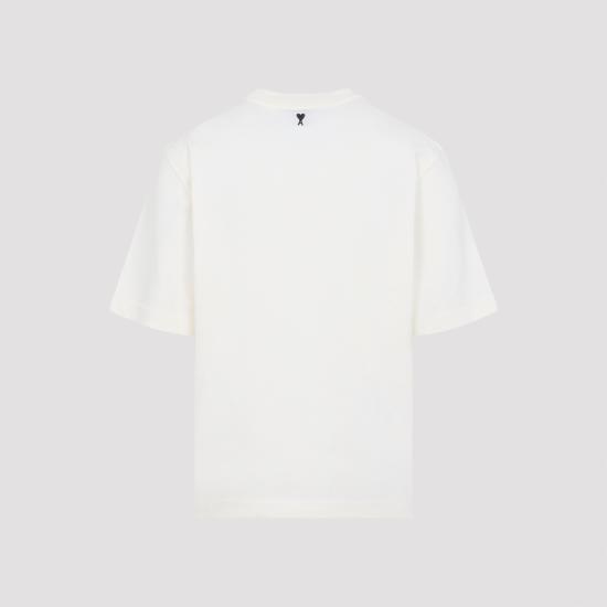 26SS 아미 반팔 티셔츠 UTS385726 136 BLANC CREME - AMI