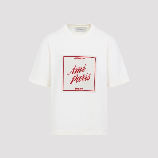 26SS 아미 반팔 티셔츠 UTS385726 136 BLANC CREME - AMI