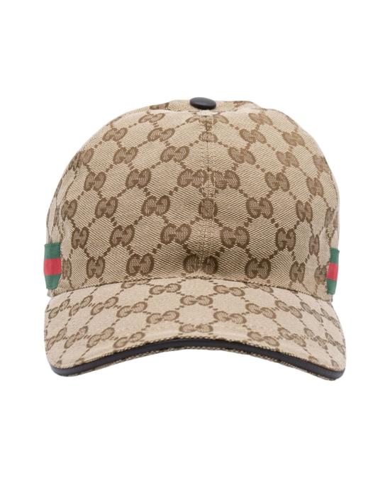  구찌 웹 디테일 GG 캔버스 베이스볼 캡 200035KQWBG9864 Beige