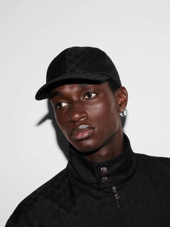 26SS 구찌 GG 립스탑 베이스볼 캡 8174924HBDV1000 black - GUCCI