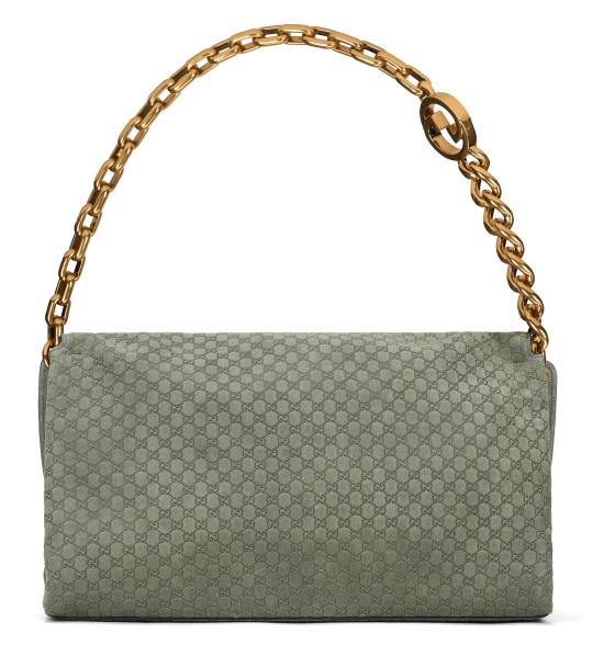 26SS 구찌 체인 라지 숄더백 857362AAF0P3403 Light Blue - GUCCI