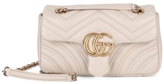 26SS 구찌 GG 마몽 스몰 숄더백 837280AAE381712 Beige - GUCCI