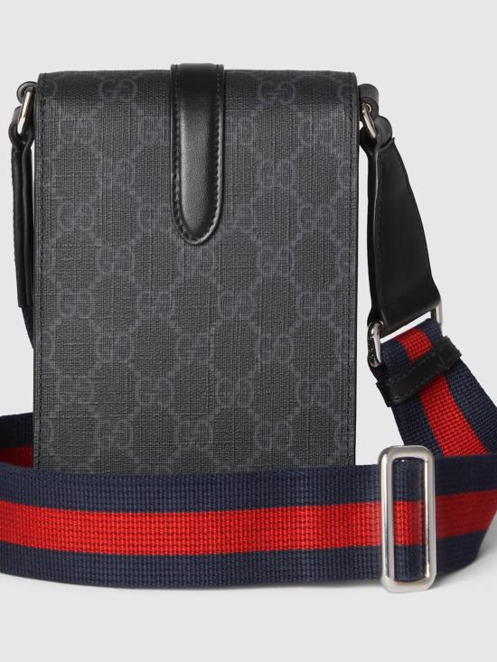 25SS 구찌 GG 슈프림 미니 숄더백 816954FAD8C1049 black - GUCCI