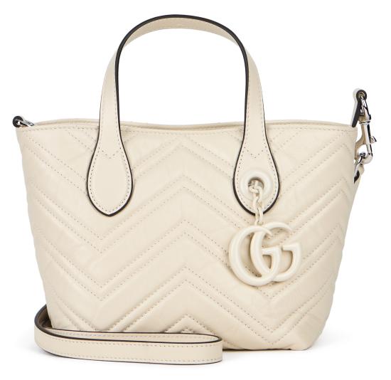 26SS 구찌 GG 마몽 스몰 토트백 855391AAFS19540 panna - GUCCI