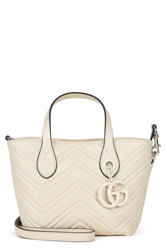 26SS 구찌 GG 마몽 스몰 토트백 855391AAFS19540 panna