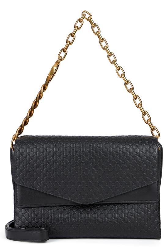 26SS 구찌 체인 라지 숄더백 857362AAF1I1000 black