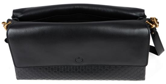 26SS 구찌 체인 라지 숄더백 857362AAF1I1000 black - GUCCI