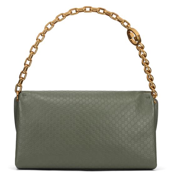 26SS 구찌 체인 라지 숄더백 857362AAF1I3403 khaki - GUCCI