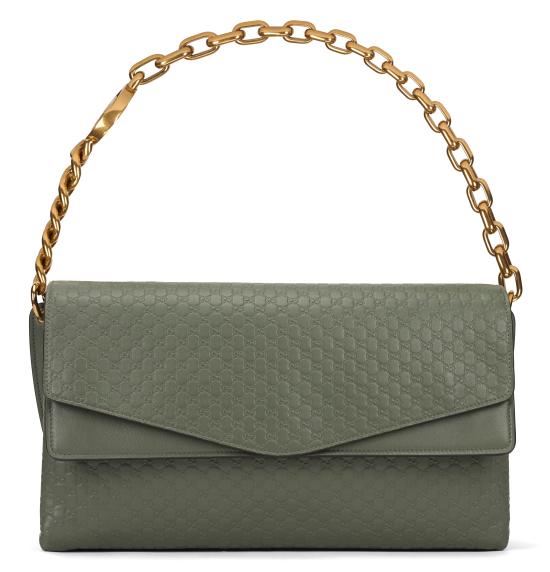 26SS 구찌 체인 라지 숄더백 857362AAF1I3403 khaki - GUCCI