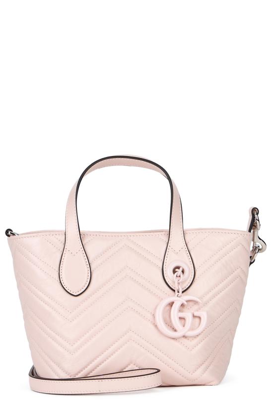26SS 구찌 GG 마몽 스몰 토트백 855391AAFS15734 Pale pink