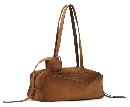26SS 발렌시아가 캐리 볼링백 스몰 8329202AB9G2533 brown - BALENCIAGA