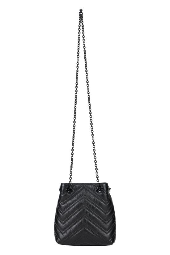 26SS 구찌 GG 마몽 나노 버킷백 856404AAFS11000 black - GUCCI