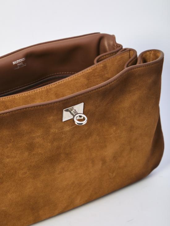26SS 발렌시아가 로데오 미디움 핸드백 7897722AB4G2533 brown - BALENCIAGA