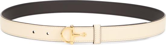 26SS 구찌 홀스빗 레더 벨트 836993AAEC29540 panna - GUCCI