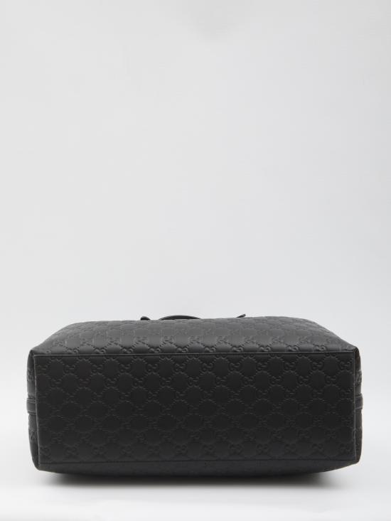 25FW 구찌 GG 엠블럼 라지 토트백 815213AAFDV1000 black - GUCCI