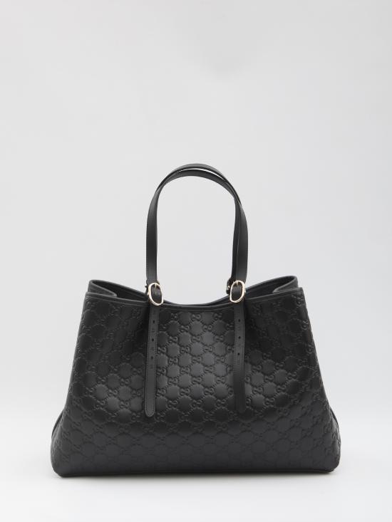 25FW 구찌 GG 엠블럼 라지 토트백 815213AAFDV1000 black