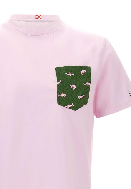 26SS 세인트바쓰 반팔 티셔츠 BLA0001 02197L PINK - MC2 SAINT BARTH