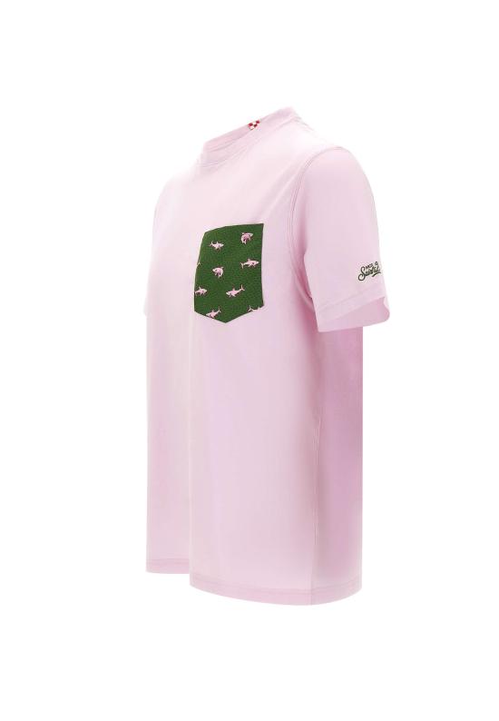 26SS 세인트바쓰 반팔 티셔츠 BLA0001 02197L PINK - MC2 SAINT BARTH