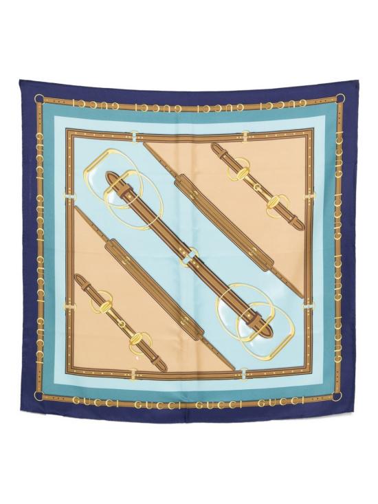 25FW 구찌 프린트실크 까레 8478923G0014968 Multicolor