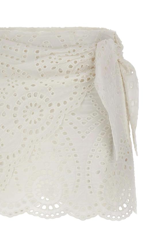 26SS 세인트바쓰 미디 스커트 NYR0001 01000L WHITE - MC2 SAINT BARTH